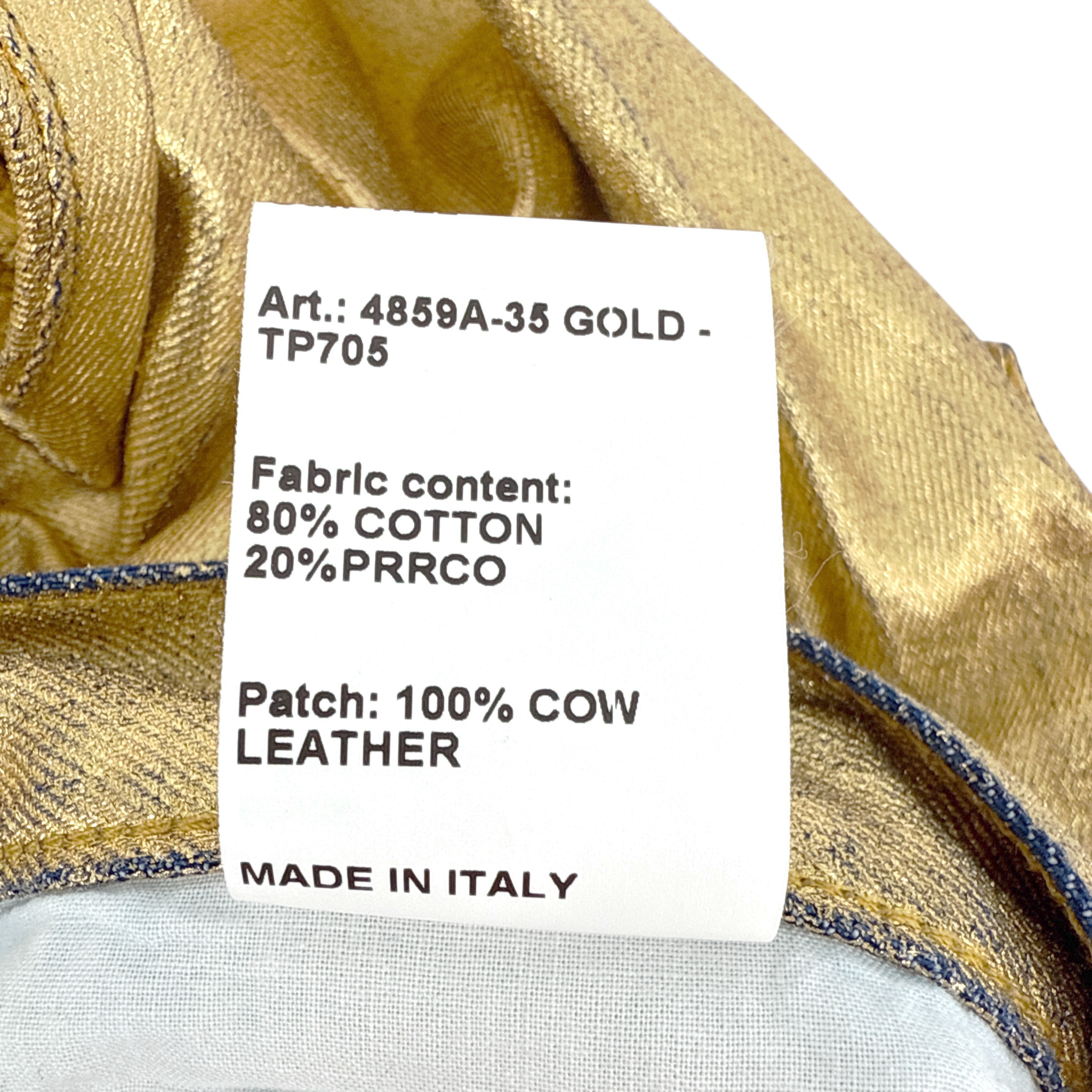 R13 Boyfriend Jean in Gold Indigo 24 R13