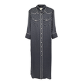 R13 Cowboy Dress in Silk Navy Star S R13