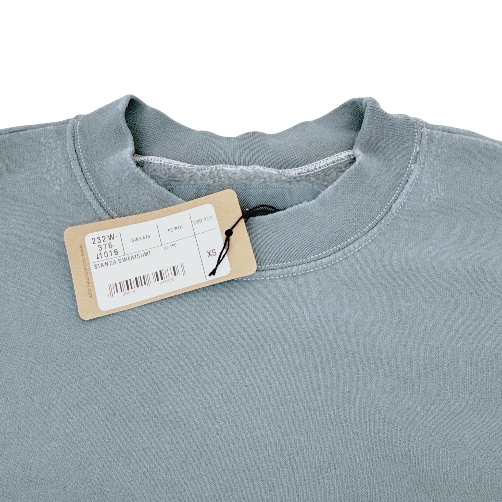 RACHEL COMEY Stanza Sweatshirt in Petrol XS Rachel Comey