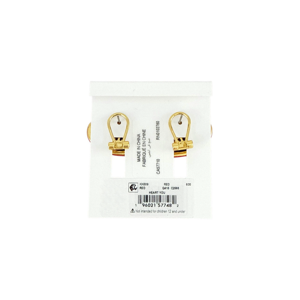 KATE SPADE New York Heart You Statement Studs in Red Kate Spade New York