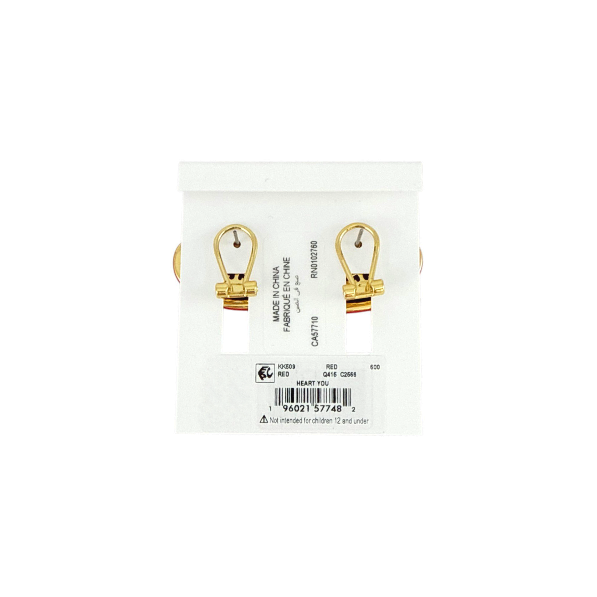 KATE SPADE New York Heart You Statement Studs in Red Kate Spade New York