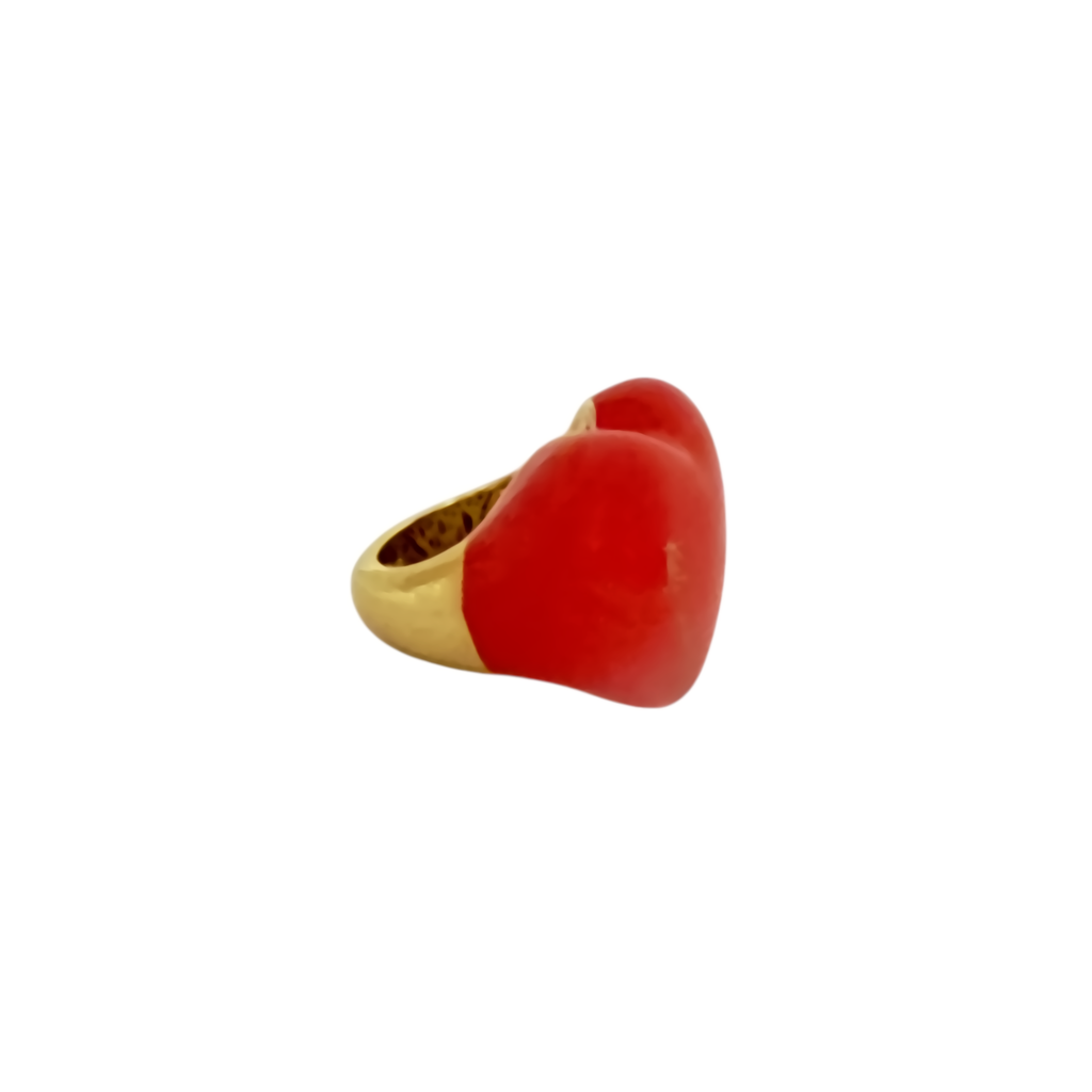 KATE SPADE New York Heart You Statement Ring in Red 6 Kate Spade New York