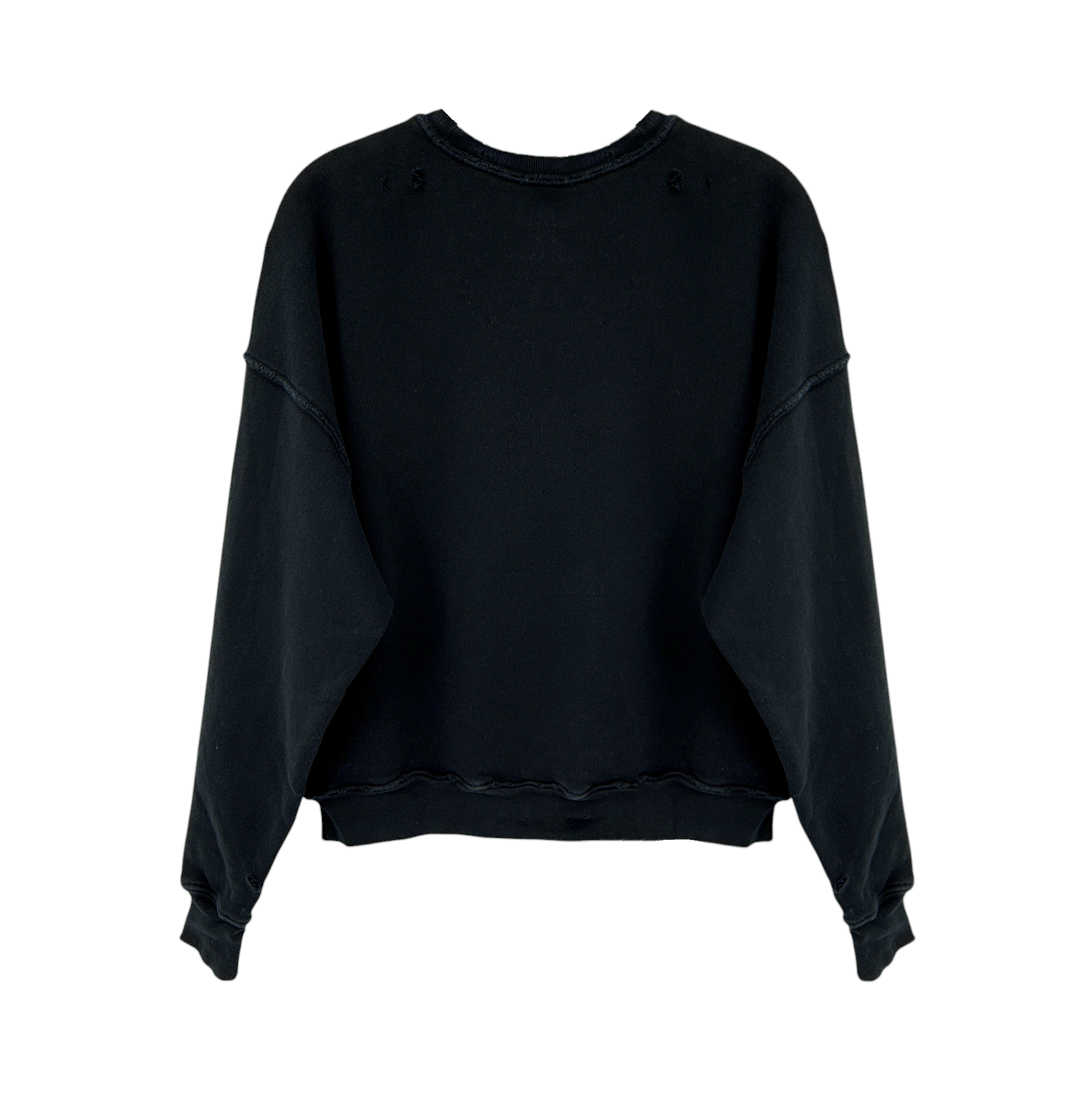 RE/DONE Recycle Distressed Crew Sweatshirt S RE/DONE