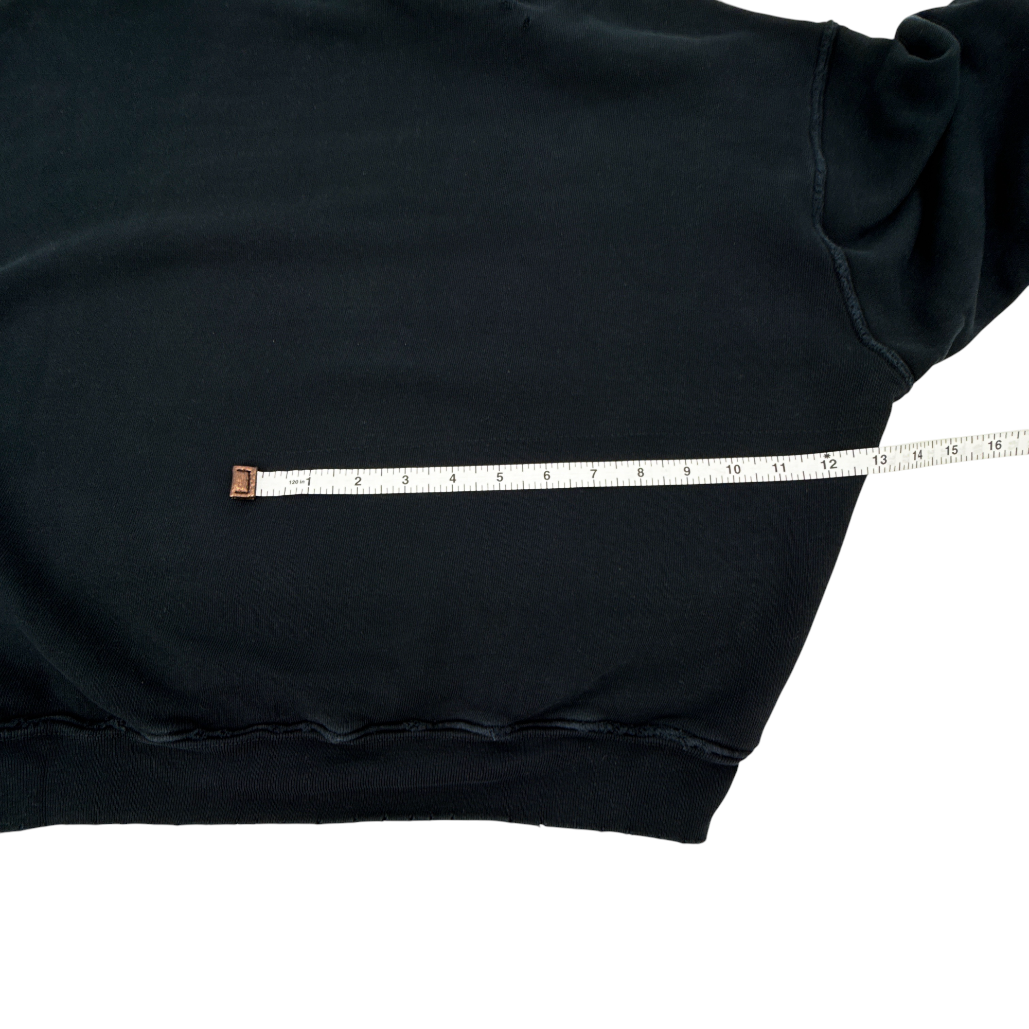 RE/DONE Recycle Distressed Crew Sweatshirt S RE/DONE