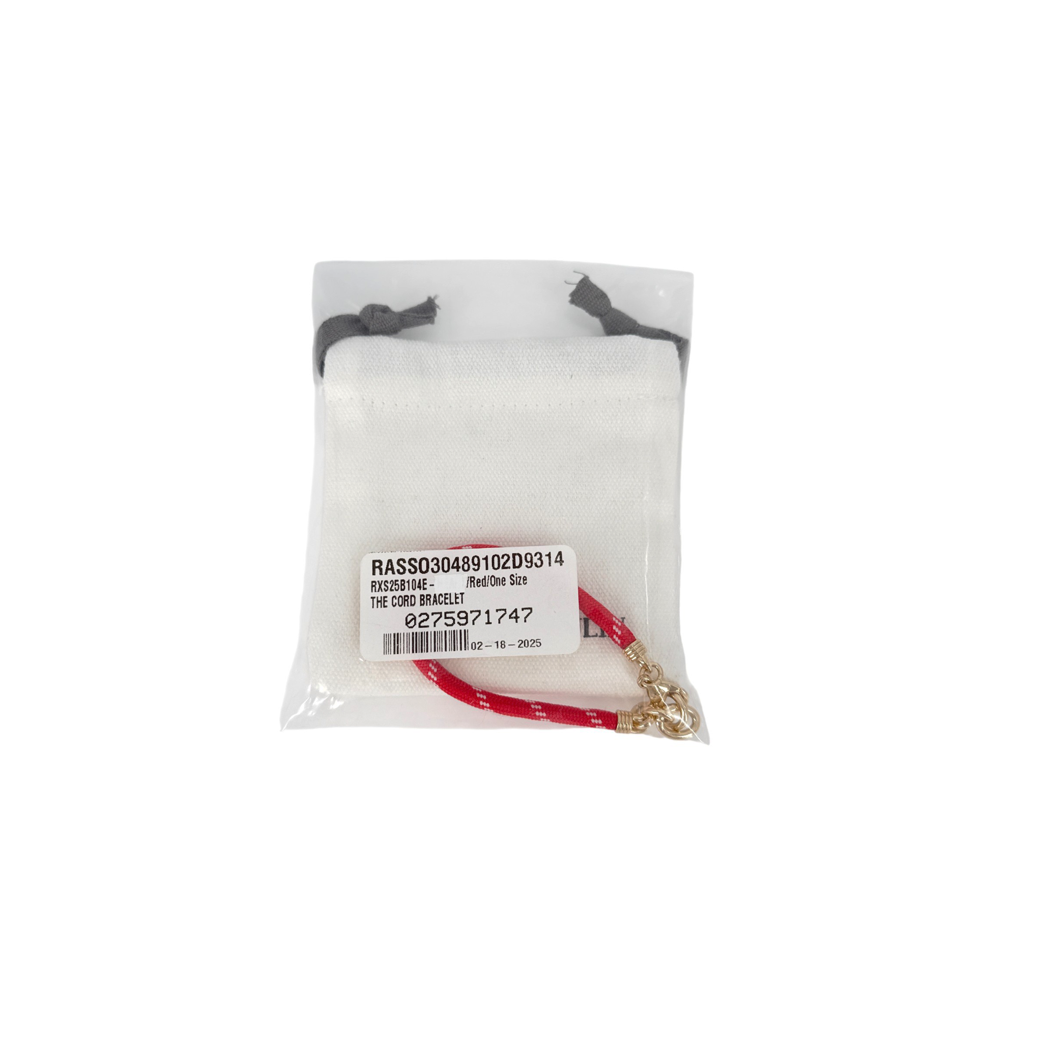 ROXANNE ASSOULIN The Cord Charm Bracelet in Red Roxanne Assoulin
