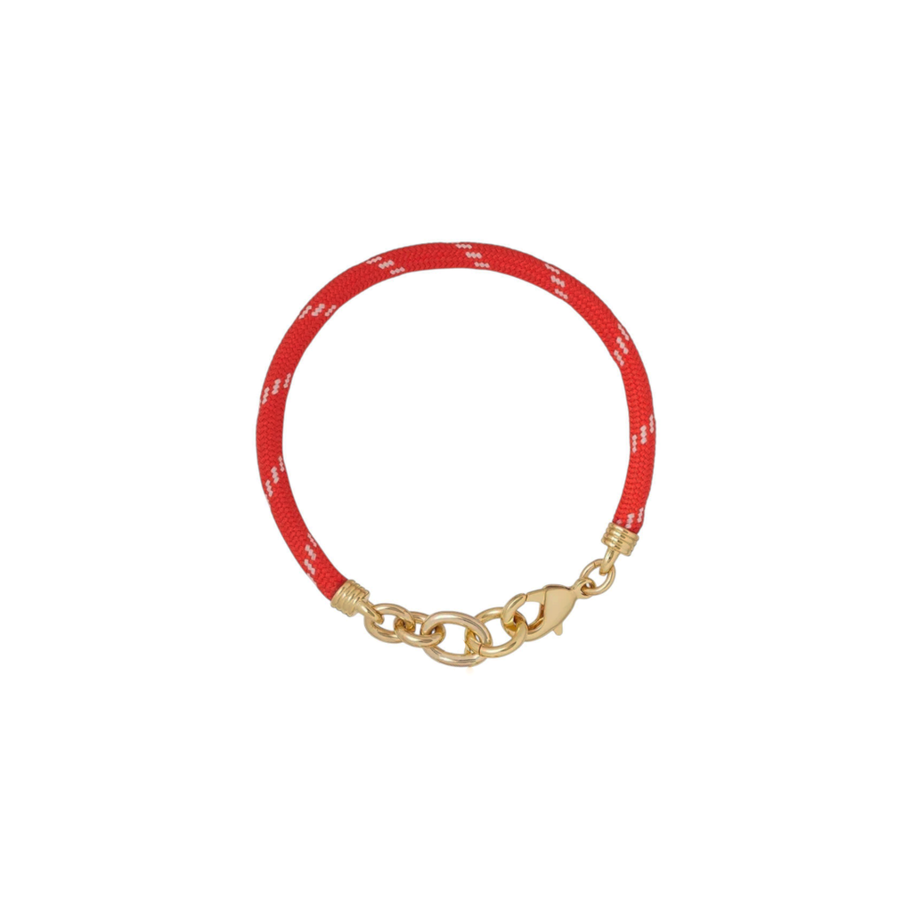 ROXANNE ASSOULIN The Cord Charm Bracelet in Red Roxanne Assoulin