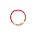 ROXANNE ASSOULIN The Cord Charm Bracelet in Red Roxanne Assoulin
