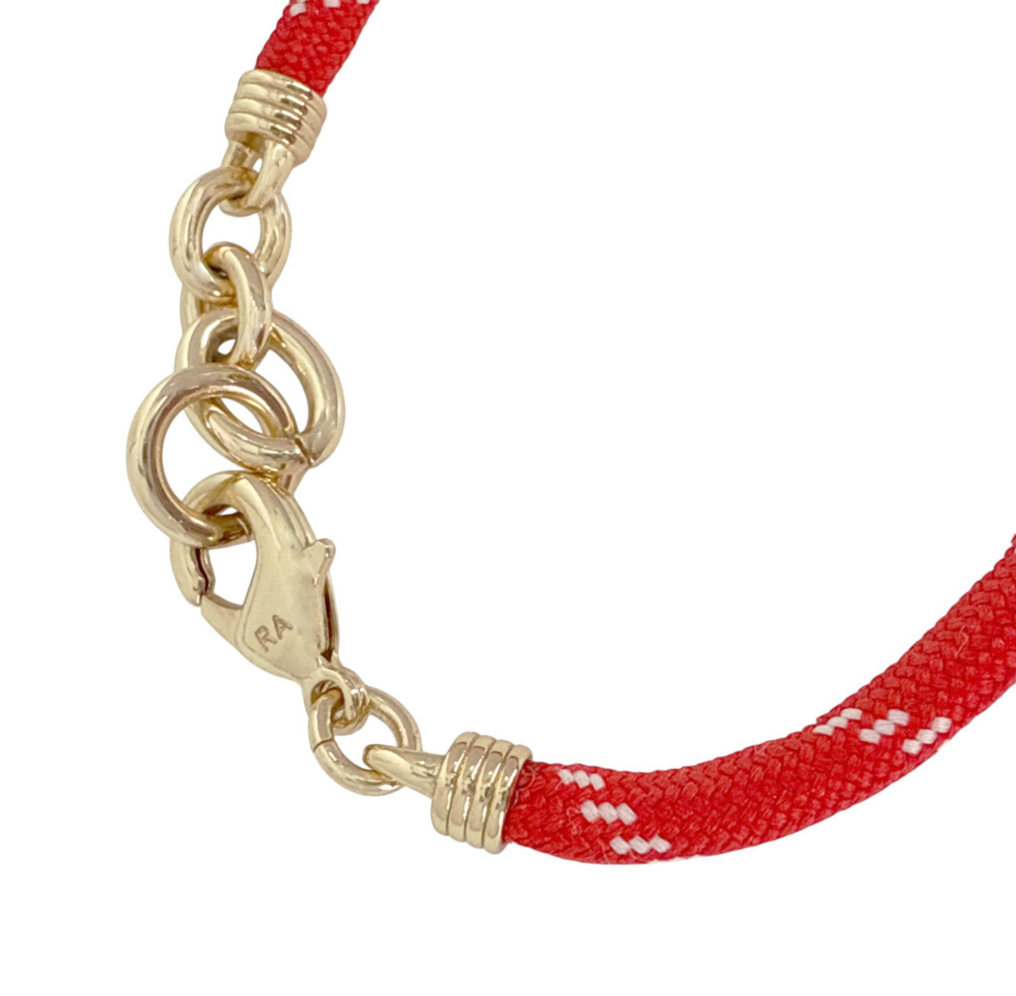 ROXANNE ASSOULIN The Cord Charm Bracelet in Red Roxanne Assoulin