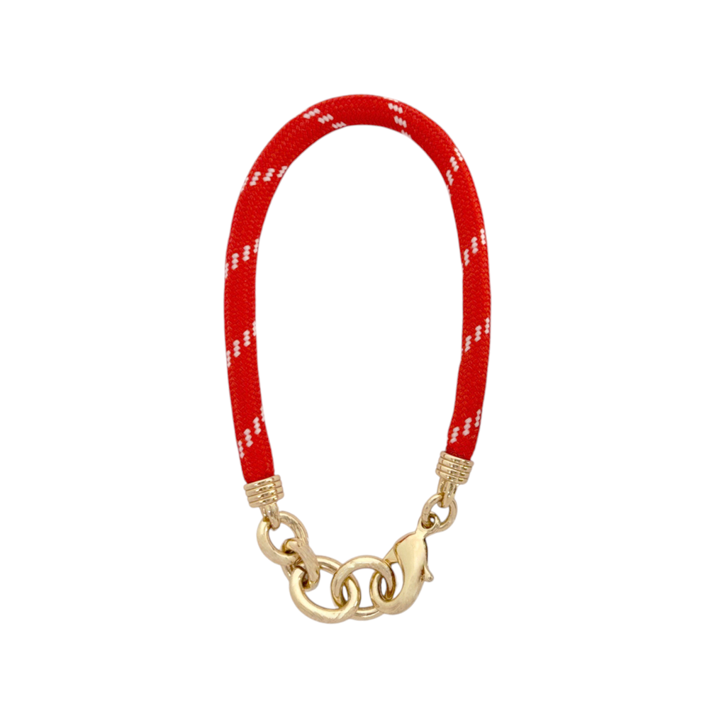 ROXANNE ASSOULIN The Cord Charm Bracelet in Red Roxanne Assoulin