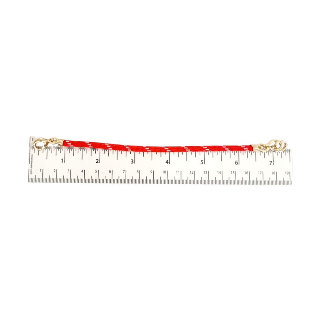 ROXANNE ASSOULIN The Cord Charm Bracelet in Red Roxanne Assoulin