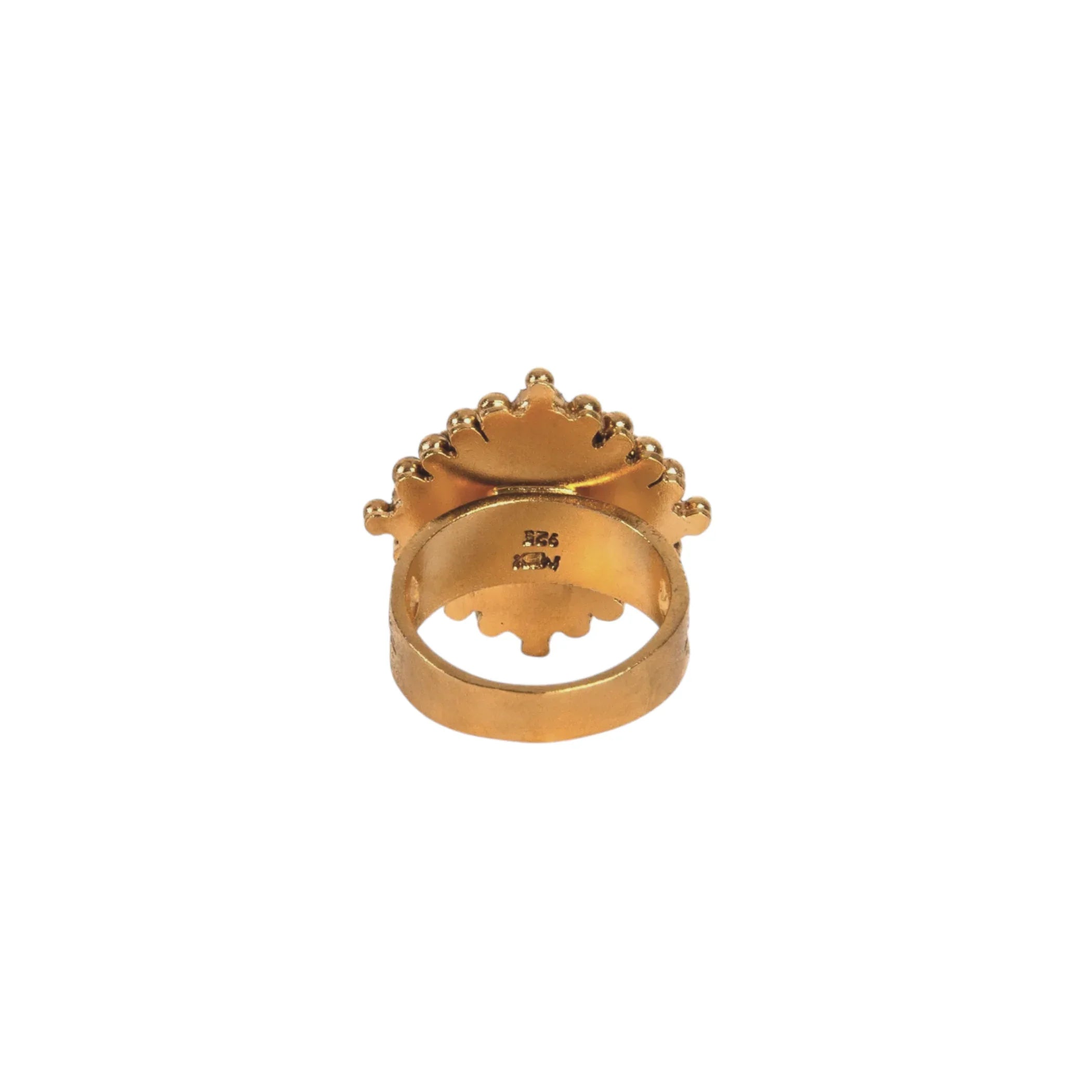 VIRGINS SAINTS & ANGELS VSA Petite Cloister San Benito Ring Gold Size 6 - flyKAMP