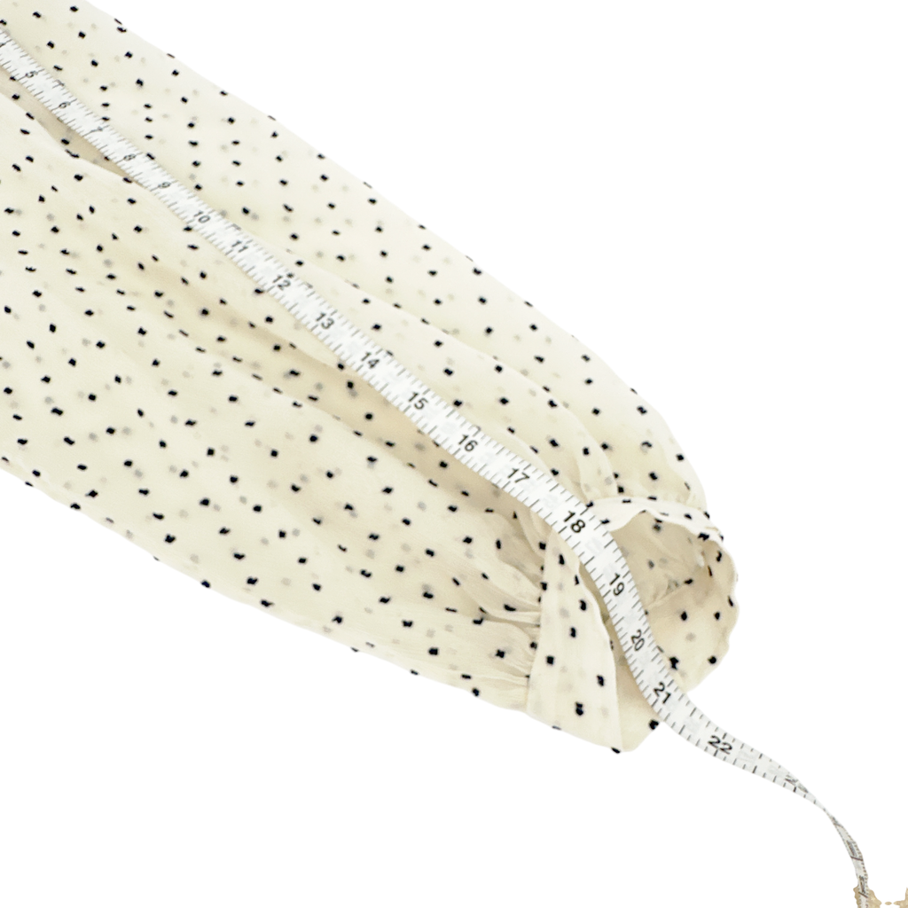 SANDRO Noelle Jabot Detail Swiss Dot Blouse 2|M Sandro