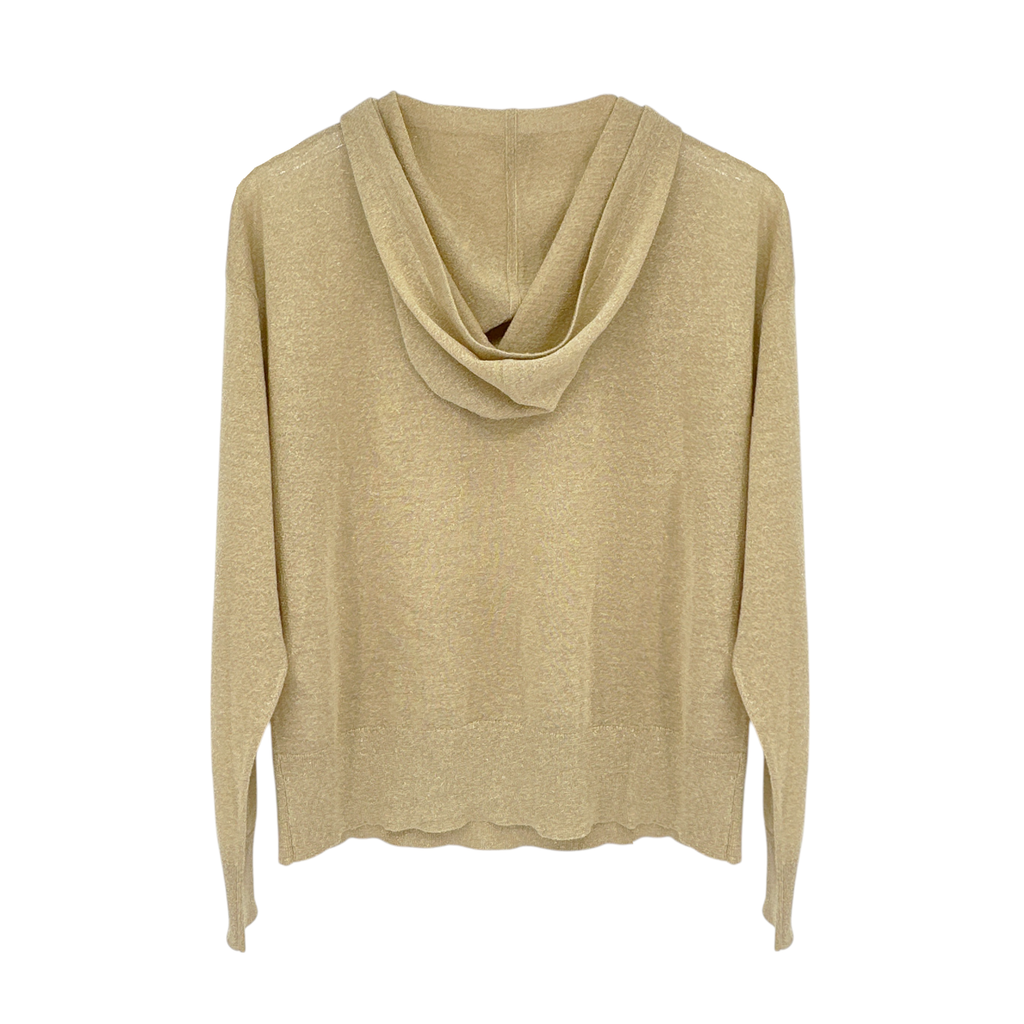 SANDRO Oxygene Sparkling Metallic Hoodie 1|S Sandro