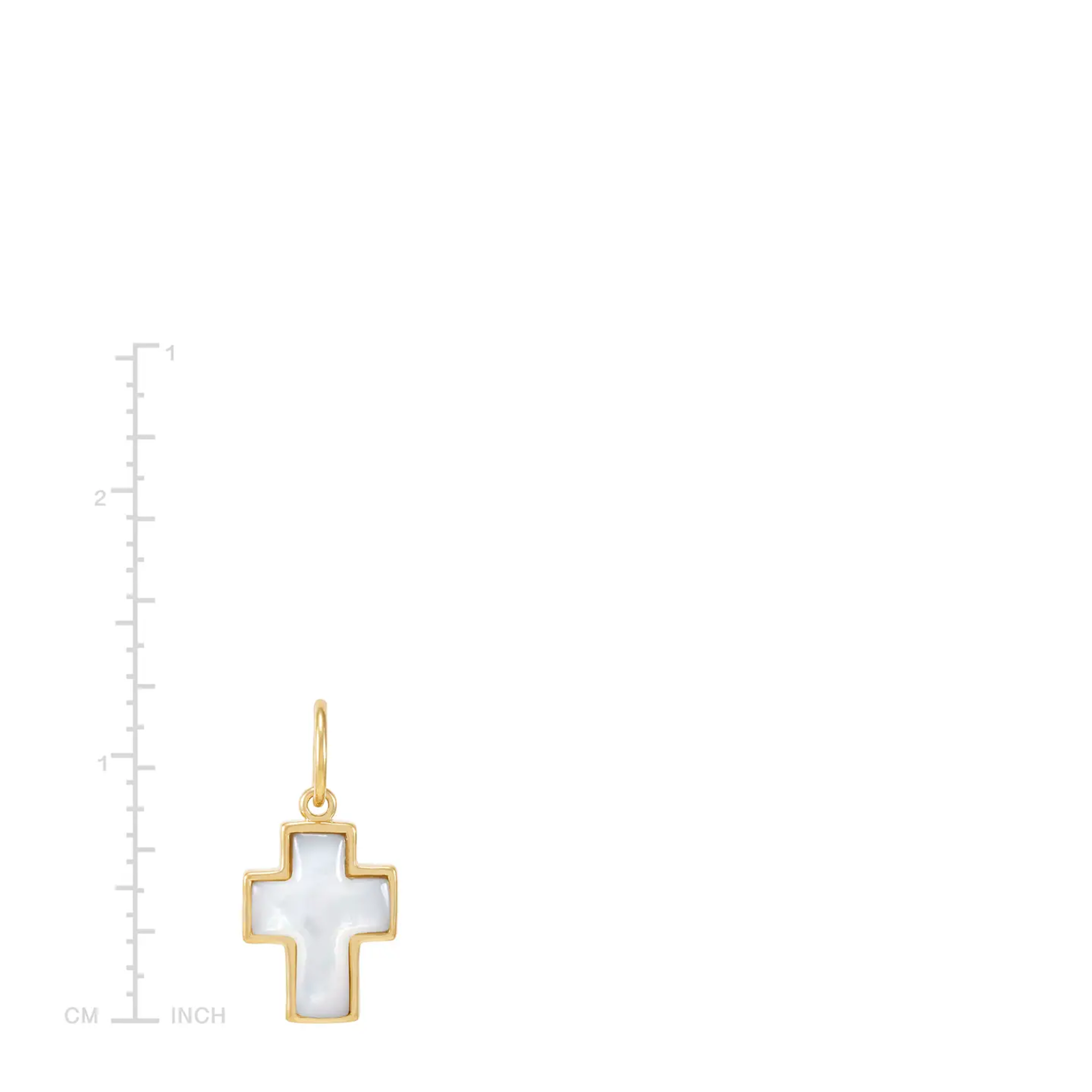 SILPADA Be Hopeful Silver with Gold Plating Mother of Pearl Charm Silpada Designs