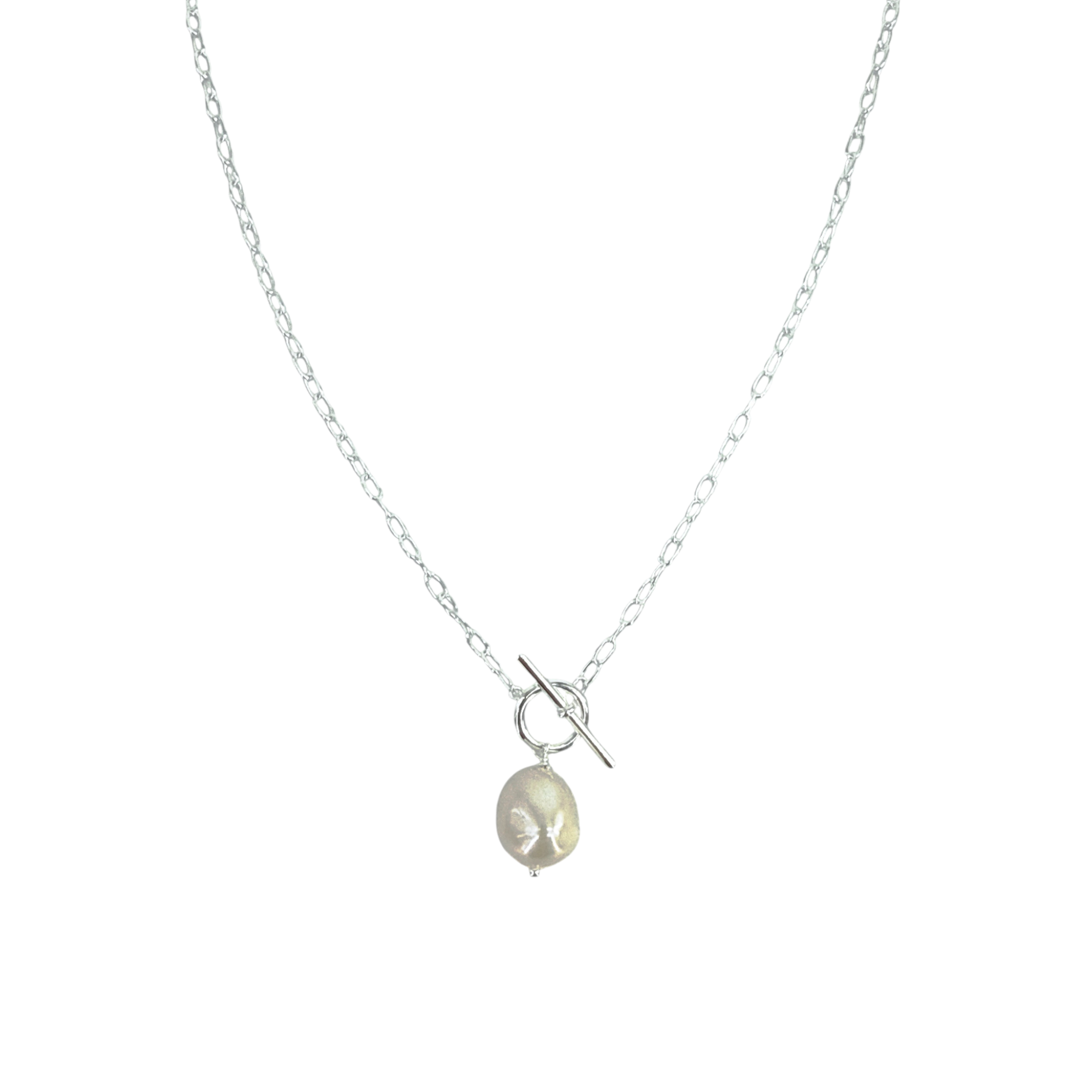 SILPADA Center Attention Silver Freshwater Pearl Necklace Silpada Designs