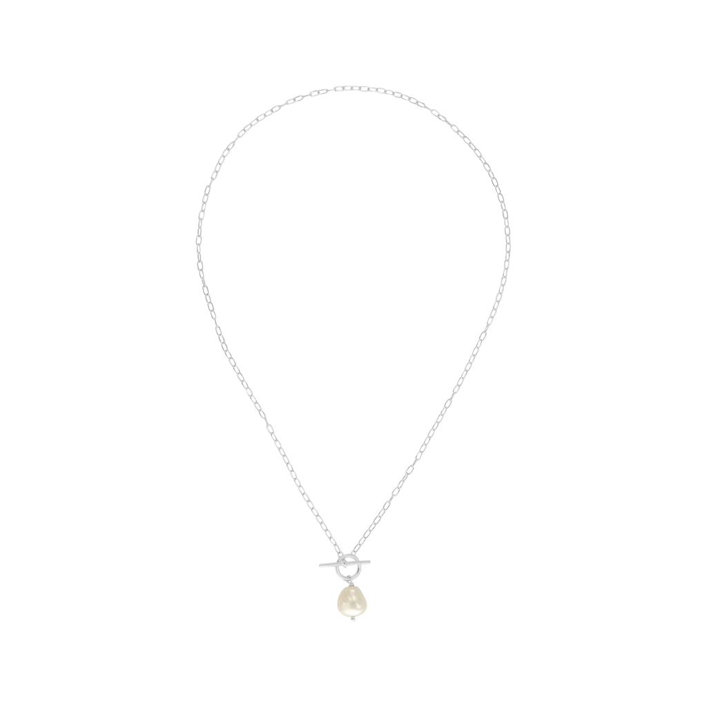 SILPADA Center Attention Silver Freshwater Pearl Necklace Silpada Designs