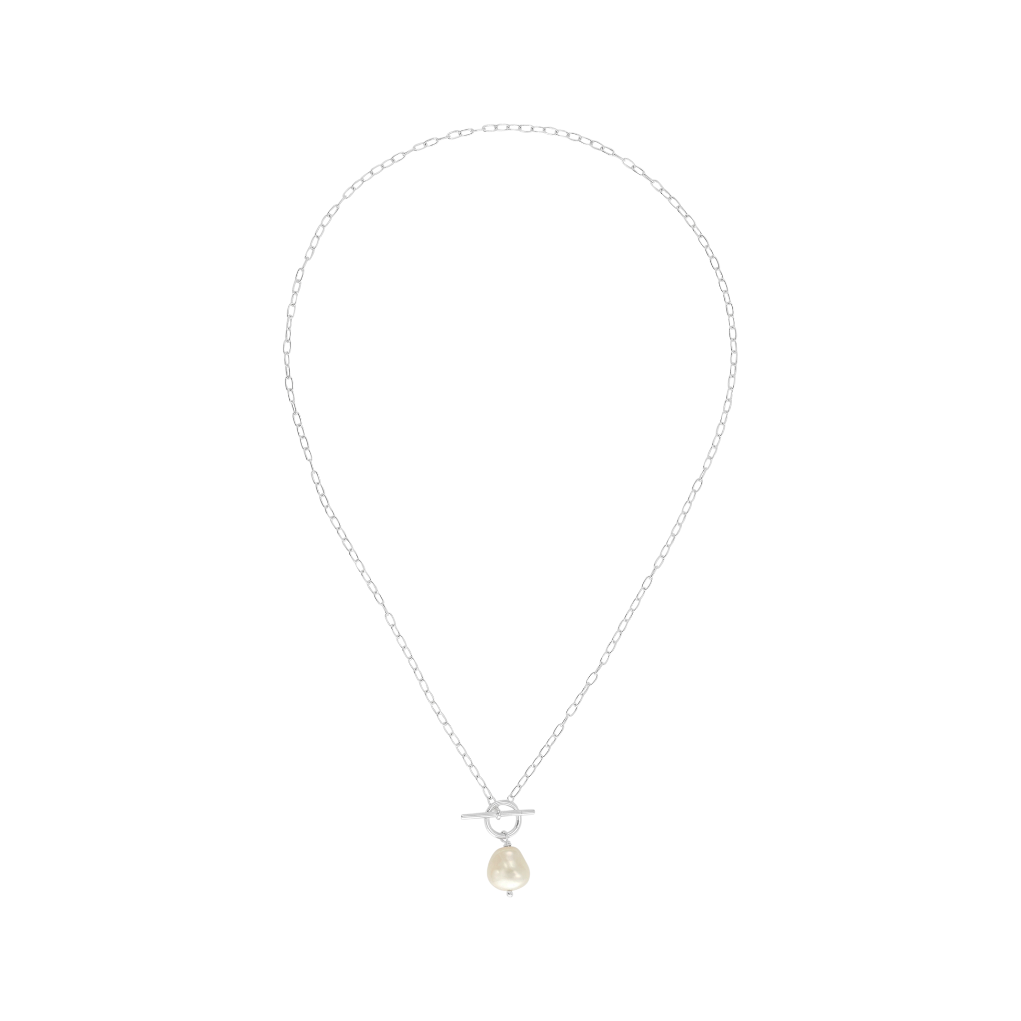 SILPADA Center Attention Silver Freshwater Pearl Necklace Silpada Designs