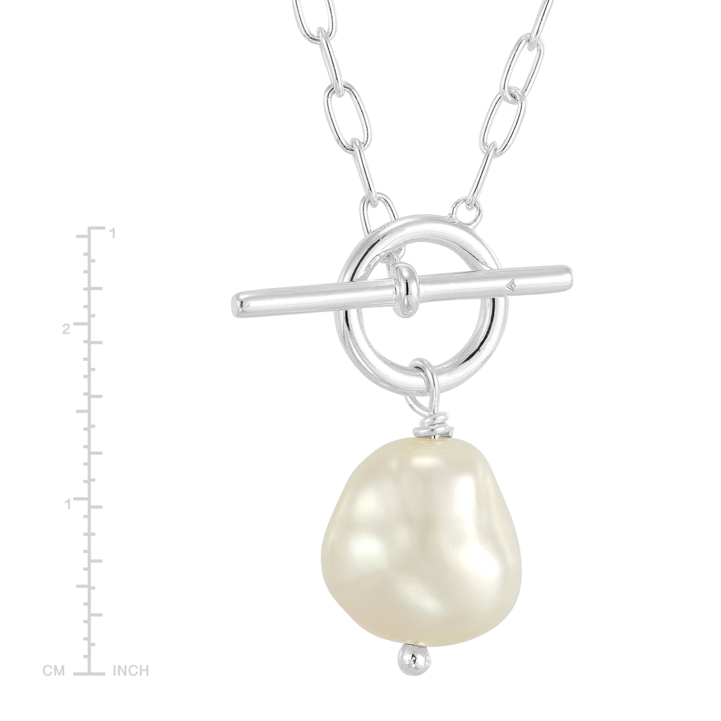 SILPADA Center Attention Silver Freshwater Pearl Necklace Silpada Designs