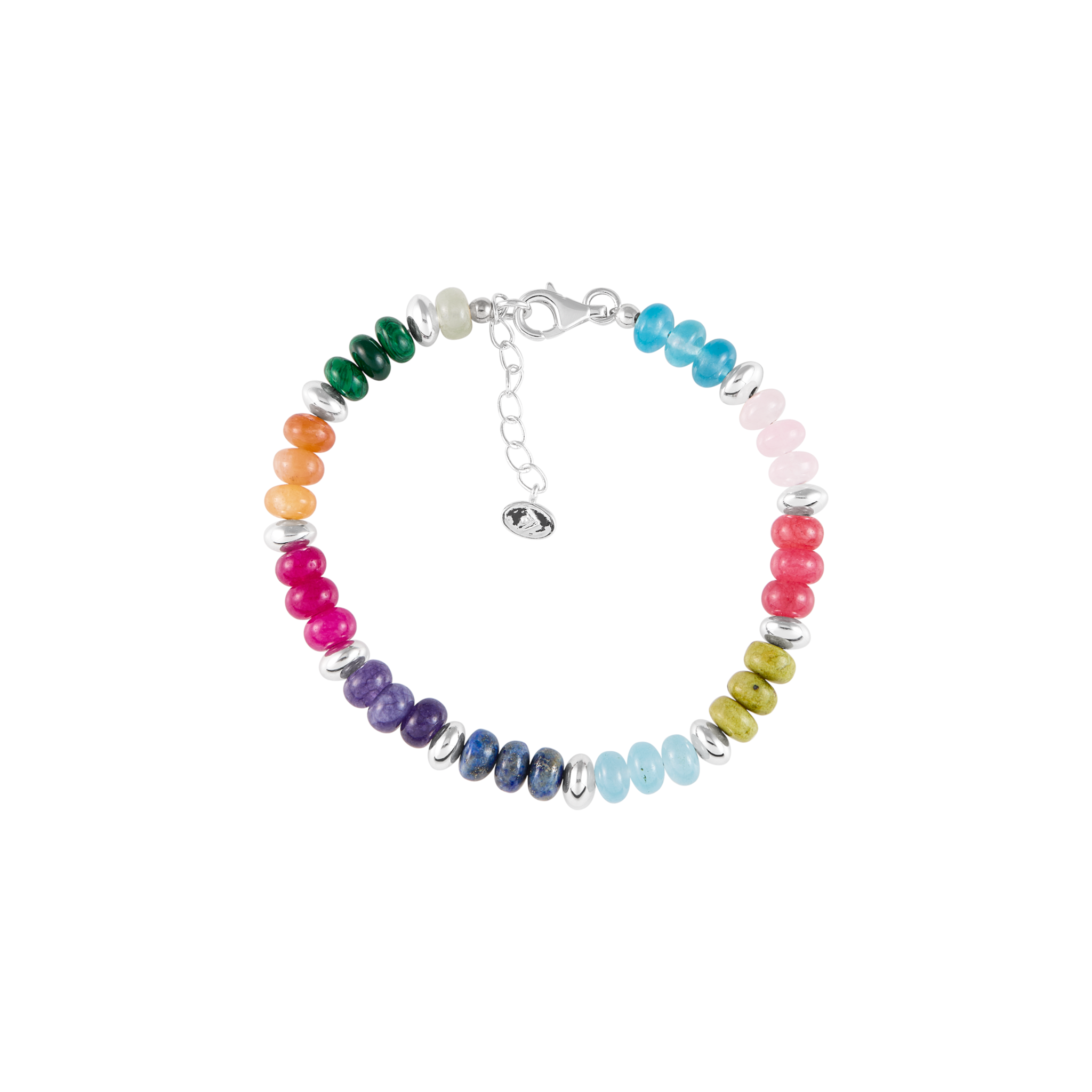 SILPADA Colored In Silver Mixed Stones Beaded Bracelet Silpada Designs