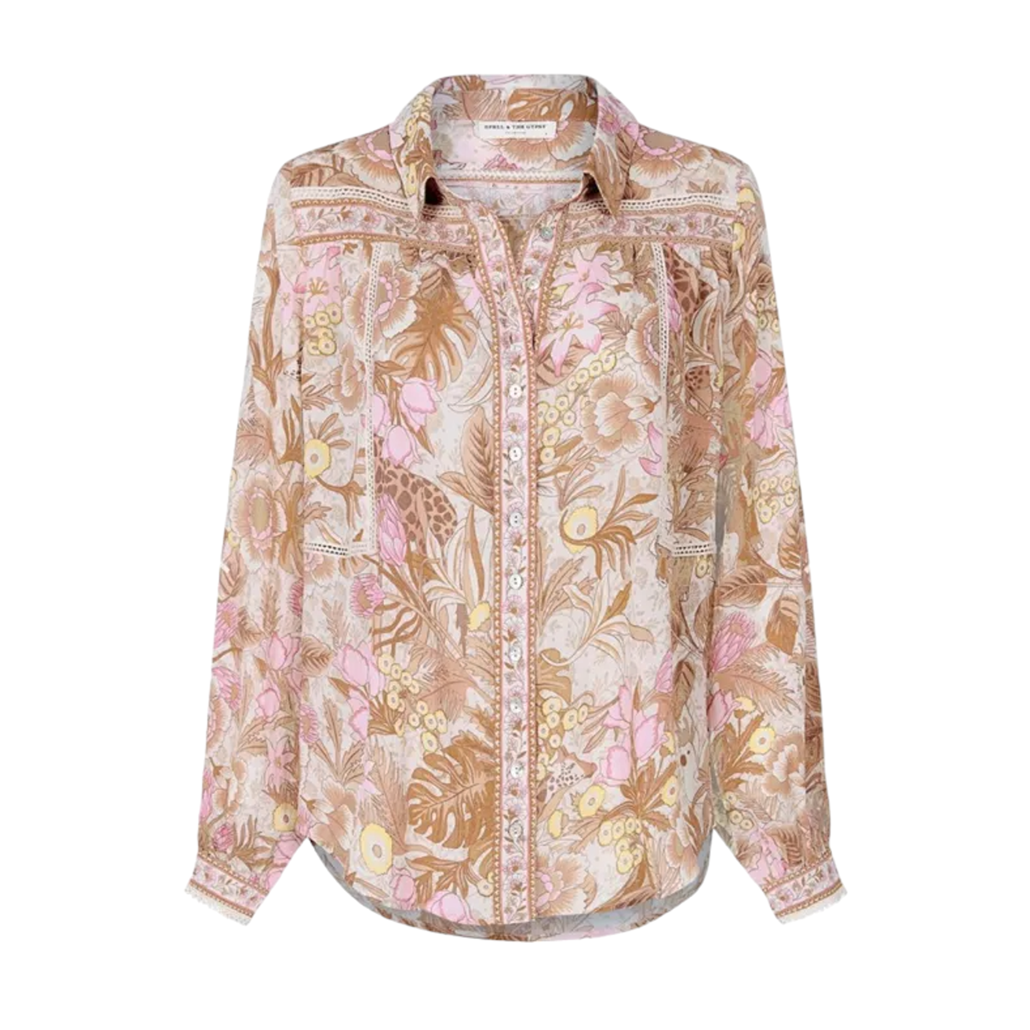 SPELL & the GYPSY COLLECTIVE Jungle Blouse  M Spell