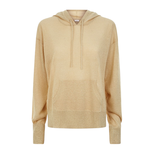 SANDRO Oxygene Sparkling Metallic Hoodie 1|S