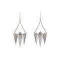 VIRGINS SAINTS & ANGELS VSA Electra Rays Hook Earrings in Silver - flyKAMP