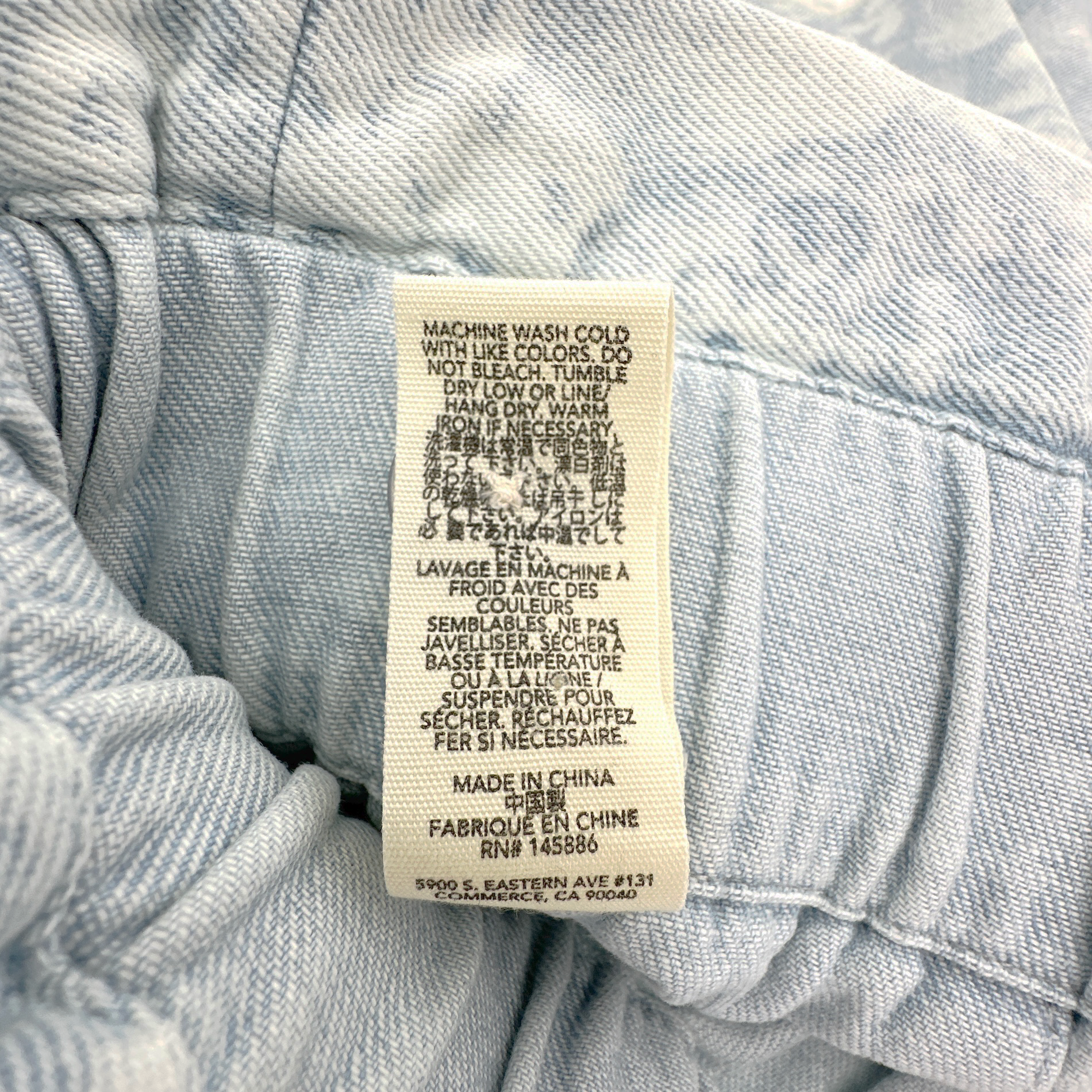 THE GREAT. The Midland Frayed Shorts in Blue Floral 0|XS The Great.