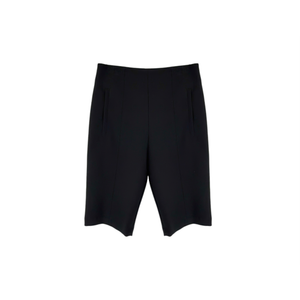 TIBI Anson High Rise Biker Shorts in Black 0