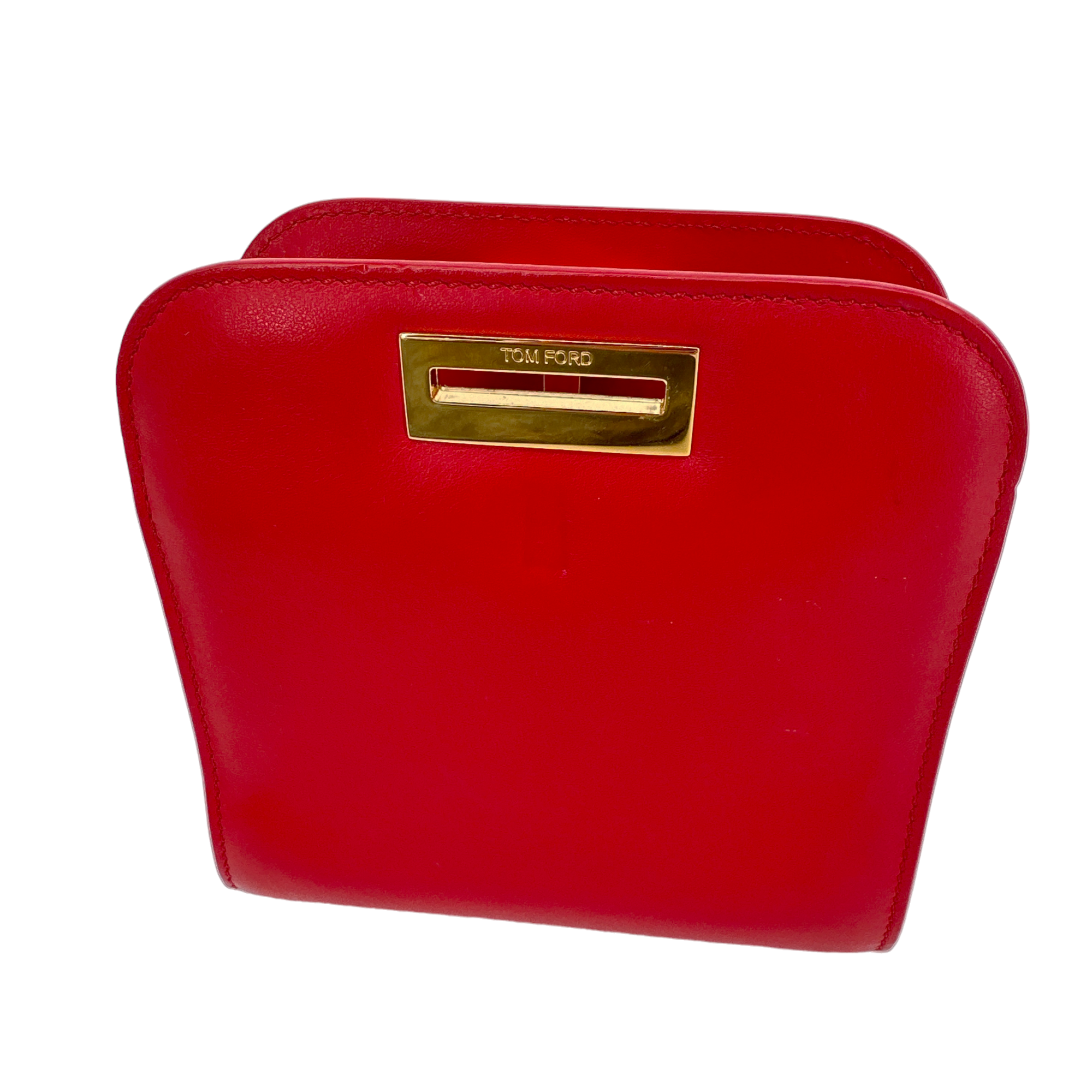 TOM FORD Cosmo T Lock Shoulder Bag Leather Small Tom Ford
