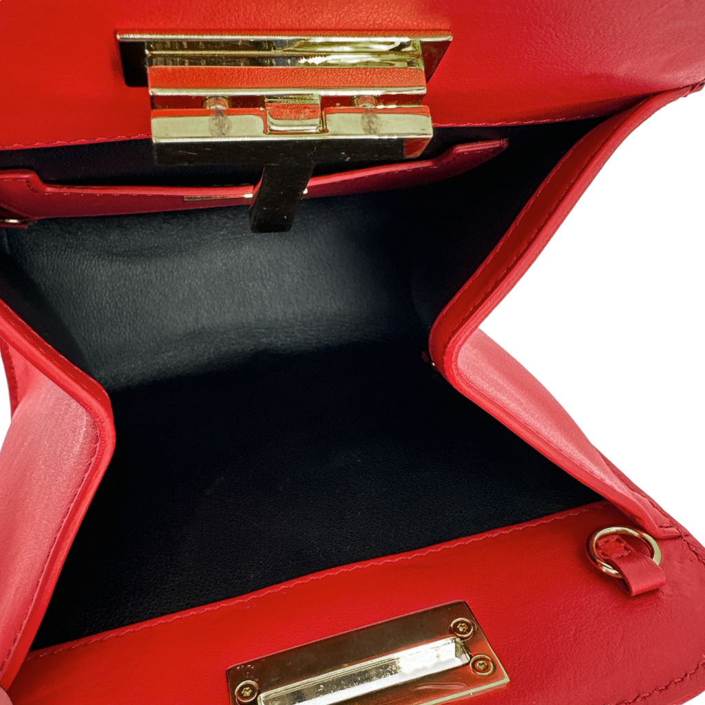 TOM FORD Cosmo T Lock Shoulder Bag Leather Small Tom Ford