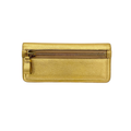 TOM FORD Jennifer Metallic Zip Clutch Bag Golden Tom Ford