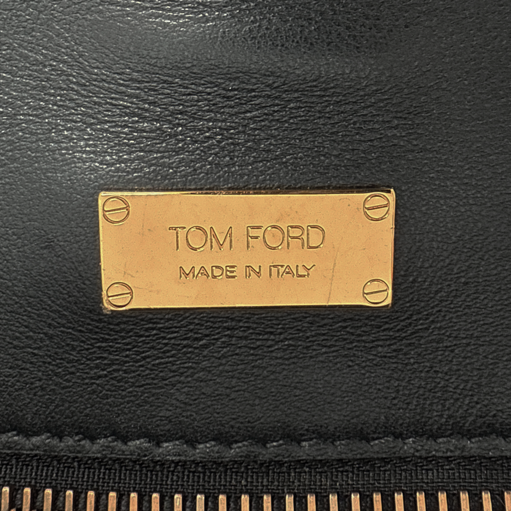 TOM FORD Tara Chain Tejus Lizard Shoulder Bag Tom Ford