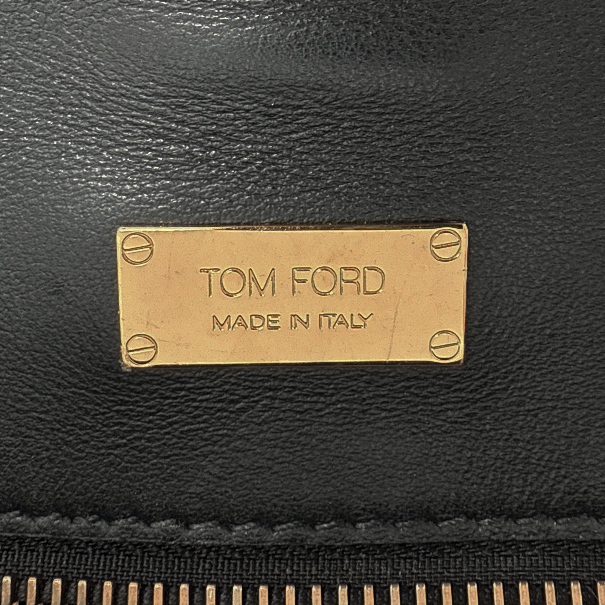TOM FORD Tara Chain Tejus Lizard Shoulder Bag Tom Ford