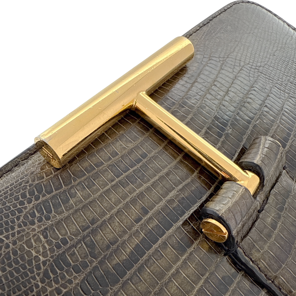 TOM FORD Tara Chain Tejus Lizard Shoulder Bag Tom Ford