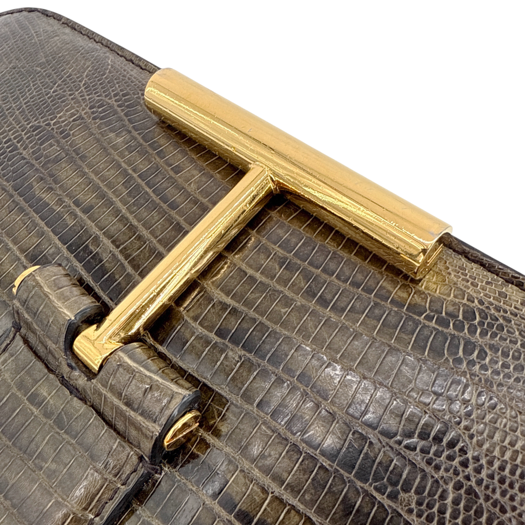 TOM FORD Tara Chain Tejus Lizard Shoulder Bag Tom Ford