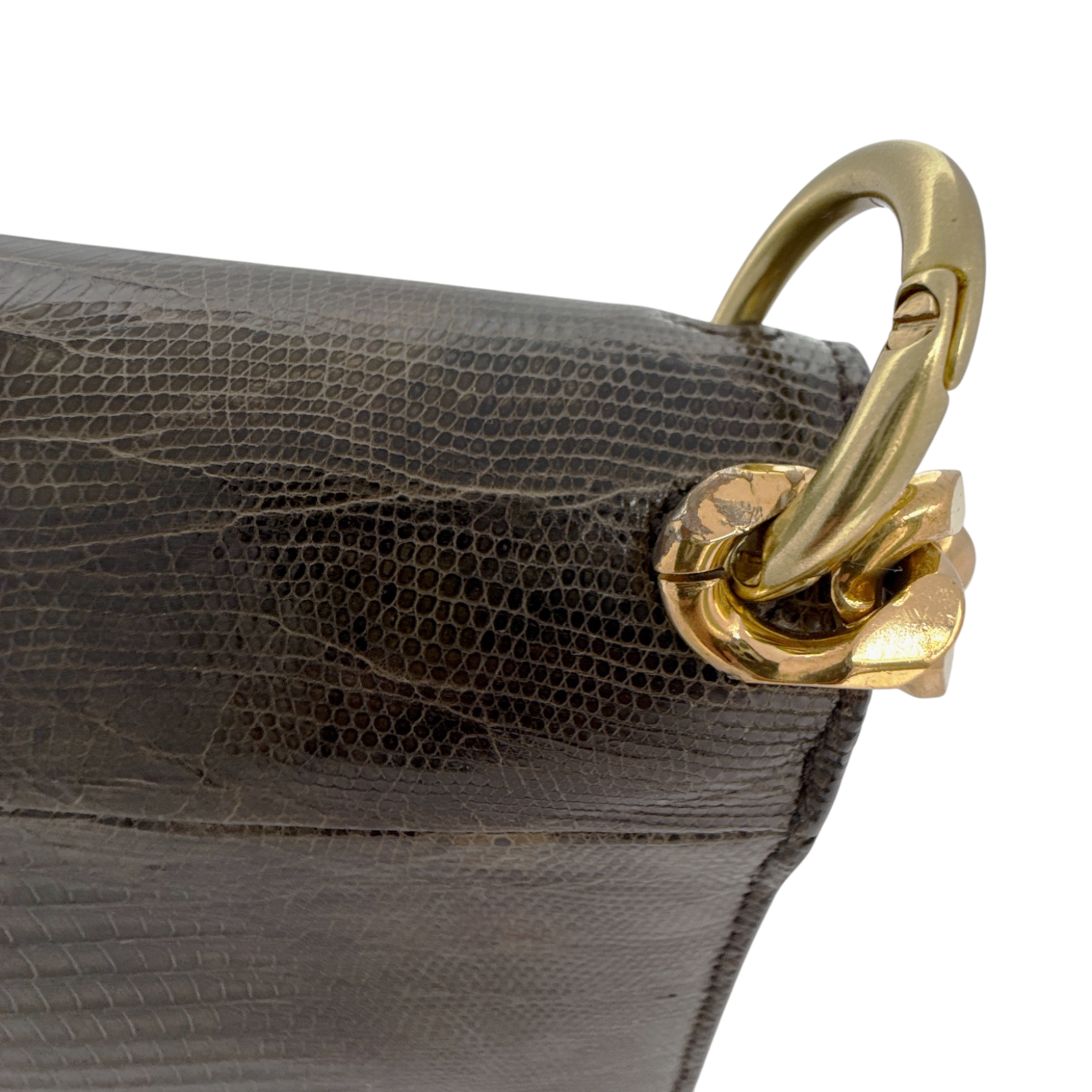 TOM FORD Tara Chain Tejus Lizard Shoulder Bag Tom Ford