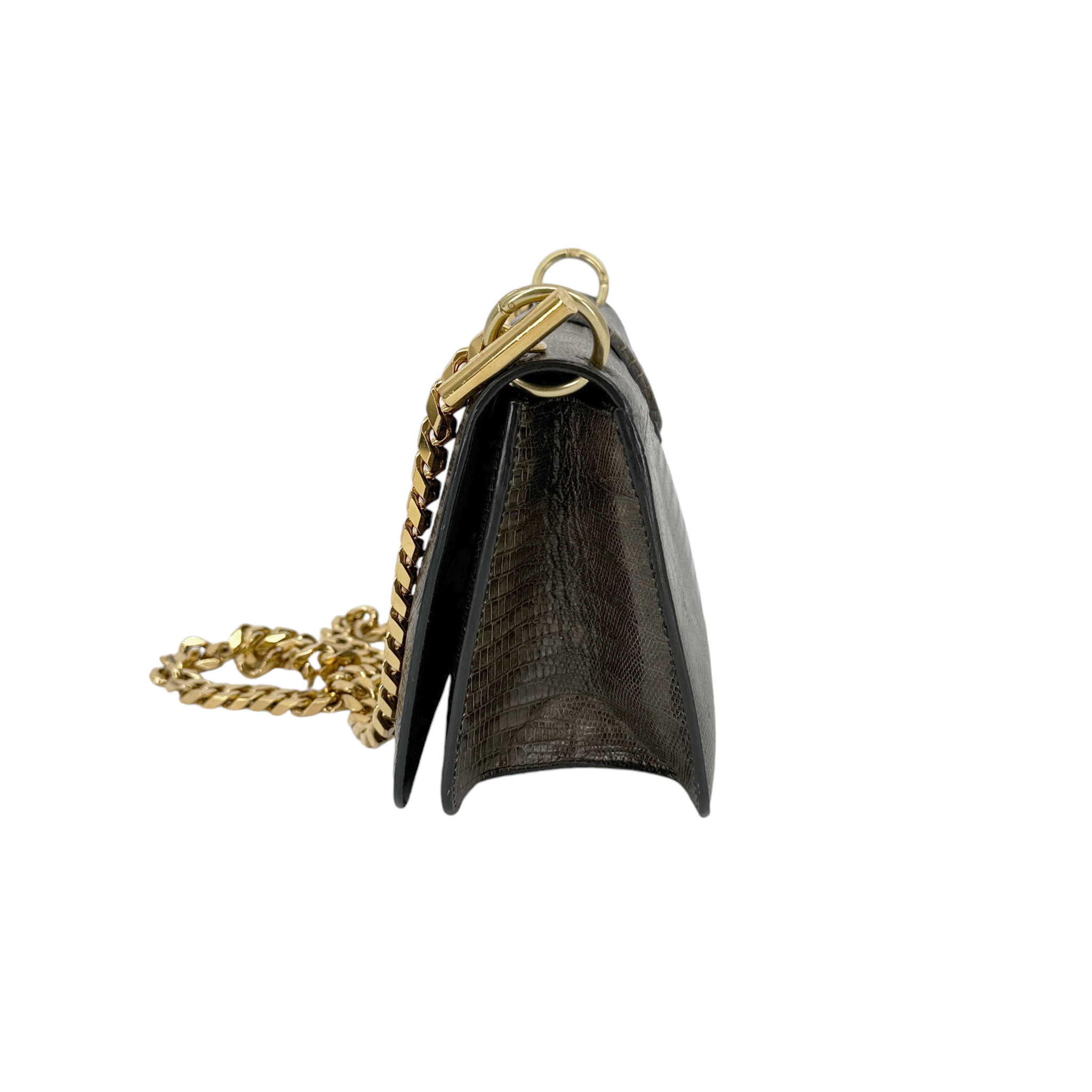 TOM FORD Tara Chain Tejus Lizard Shoulder Bag Tom Ford