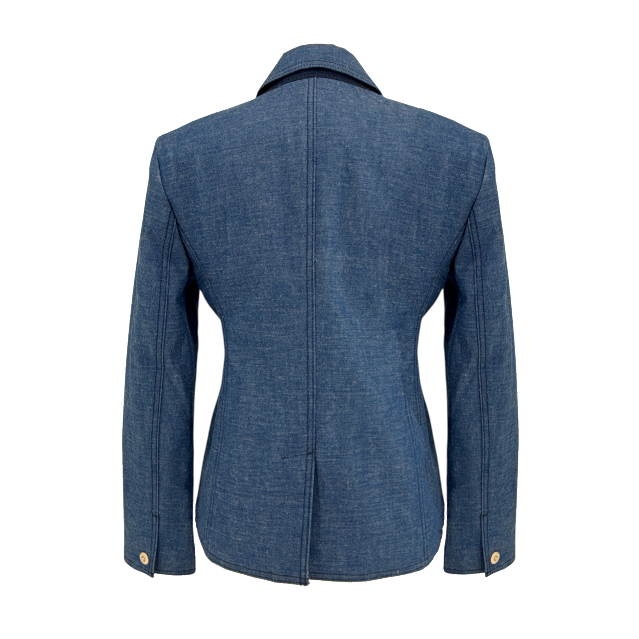 TORY BURCH Raw Denim Blazer in Unwashed Rinse 4|S Tory Burch