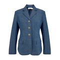 TORY BURCH Raw Denim Blazer in Unwashed Rinse 4|S Tory Burch