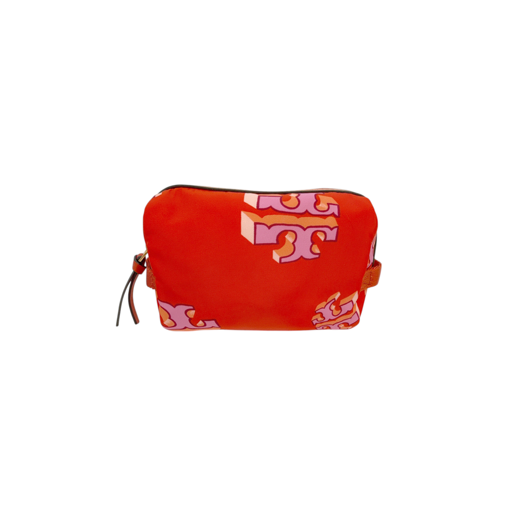TORY BURCH Virginia Logo Printed Cosmetic Case Tory Burch