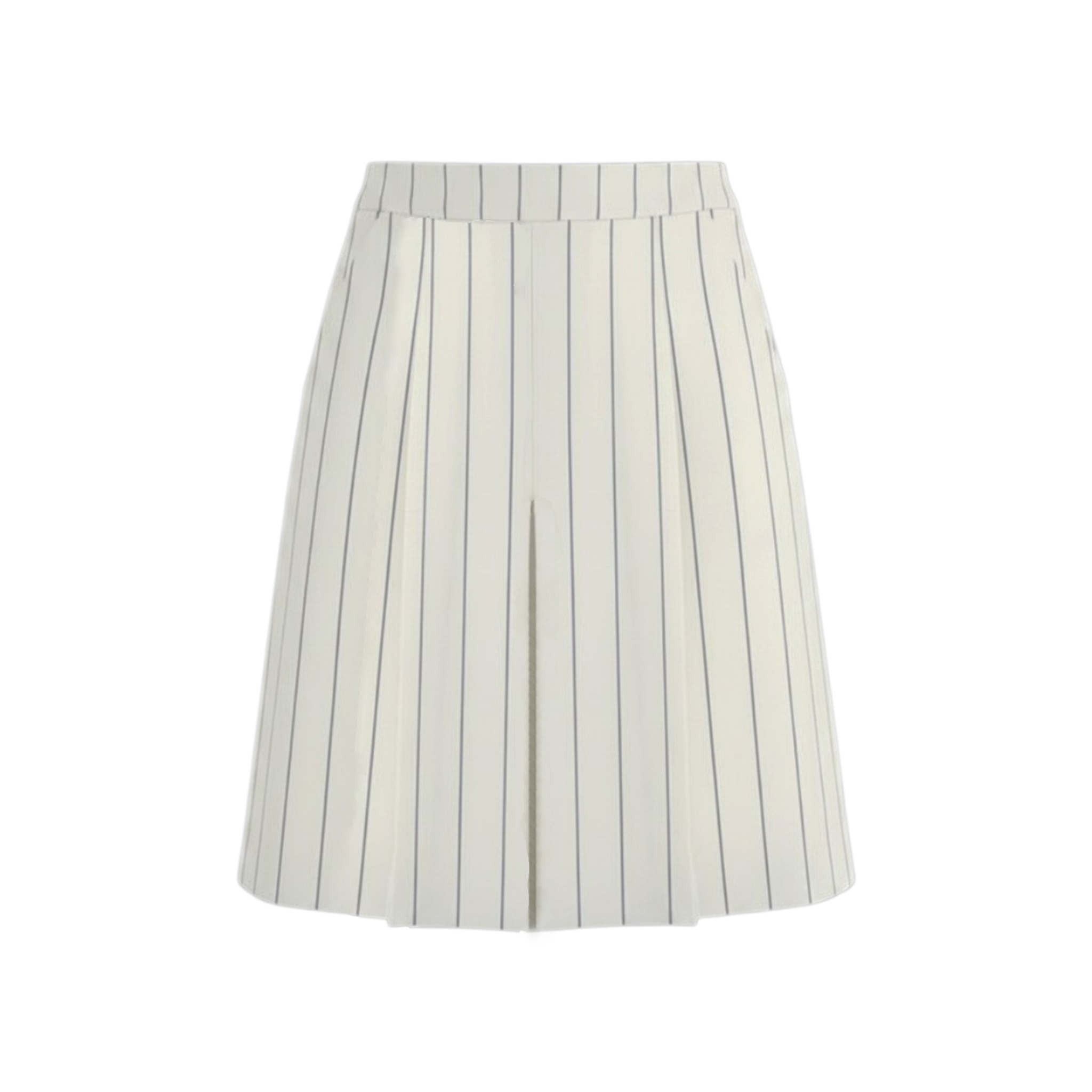 TORY BURCH Wool Performance Golf Skirt in New Ivory Light Stripe 2|XS Tory Burch