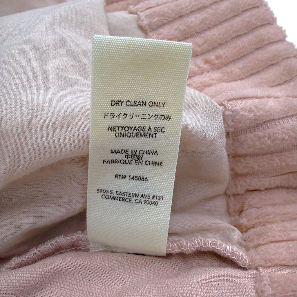 The GREAT. The Boxy Zip Jacket in Blush 0|XS The Great.