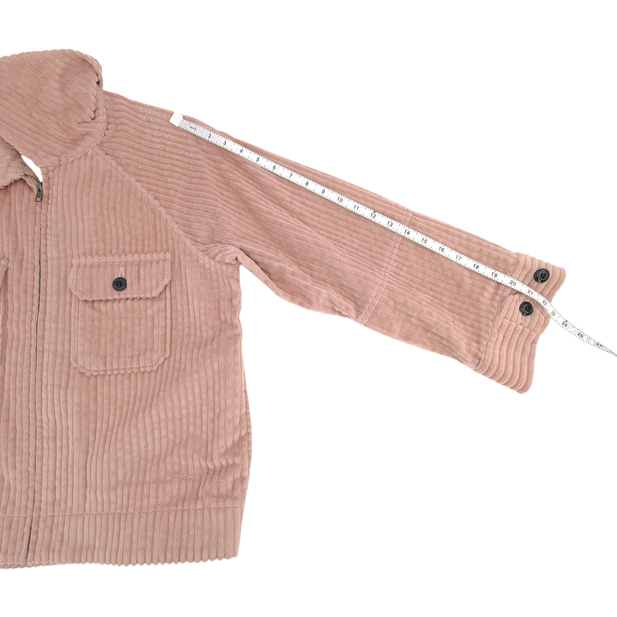 The GREAT. The Boxy Zip Jacket in Blush 0|XS The Great.