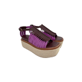 ULLA JOHNSON Valencia Twisted Contrast Flatform Espadrilles In Bitter Chocolate 37 Ulla Johnson