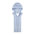 VERONICA BEARD Cashmere Hoodie Dickey in Bluebell & Ivory Veronica Beard
