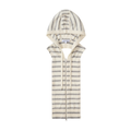 VERONICA BEARD Cashmere Hoodie Dickey in Ivory & Heather Grey Veronica Beard