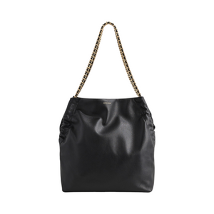 VERONICA BEARD Leather Slouch Bag in Black