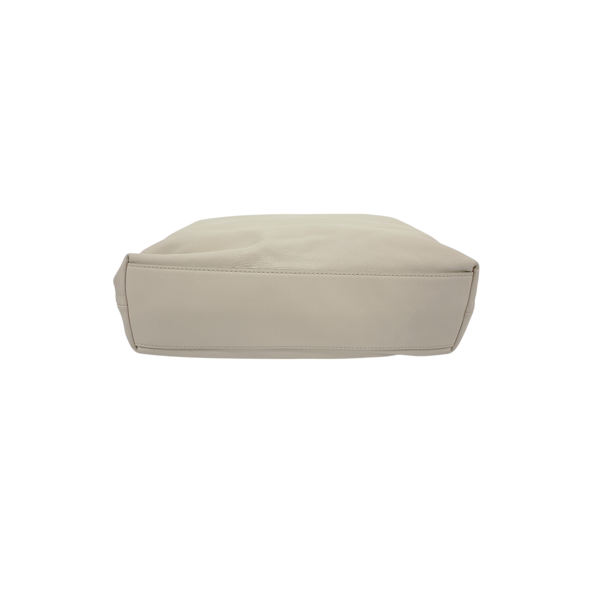 VERONICA BEARD Leather Slouch Bag in Ivory Veronica Beard