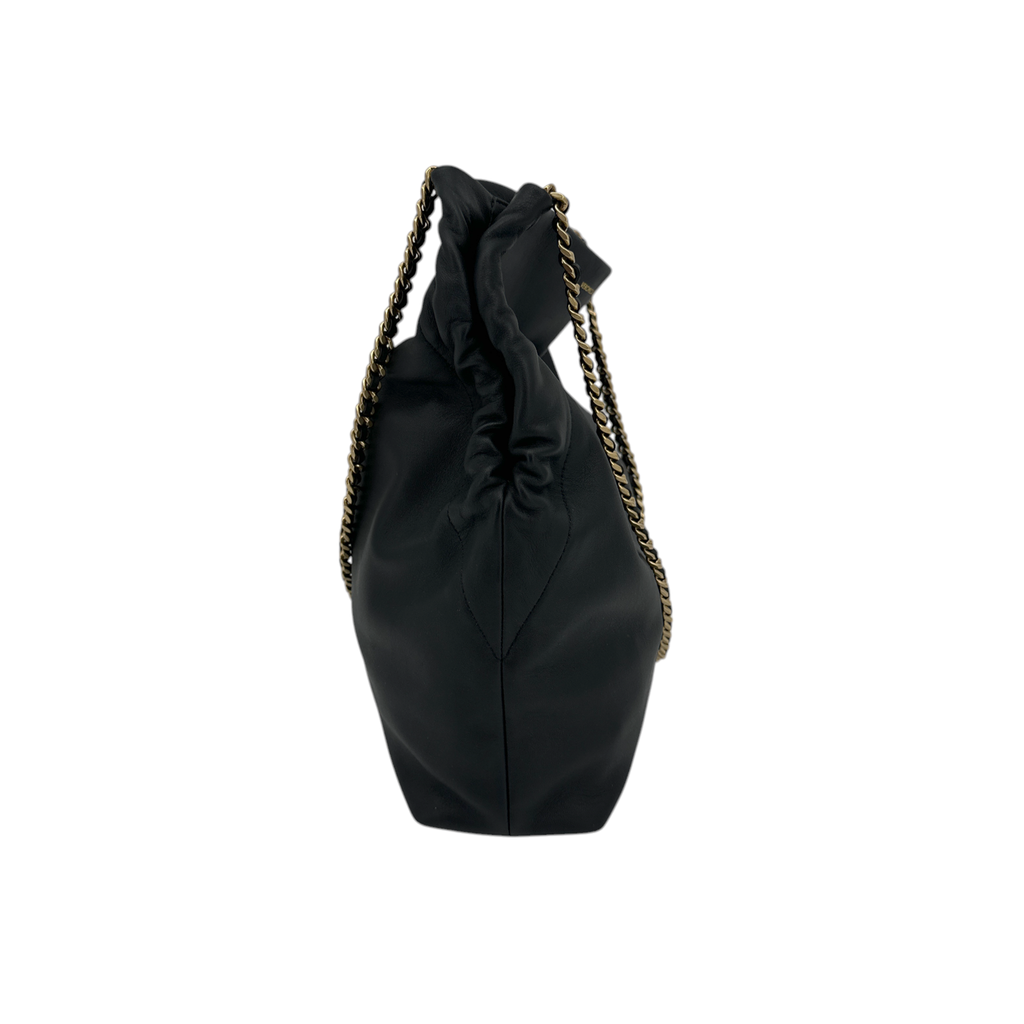 VERONICA BEARD Leather Slouch Bag in Black Veronica Beard