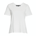 VERONICA BEARD Mauna Eyelet Tee in White S Veronica Beard